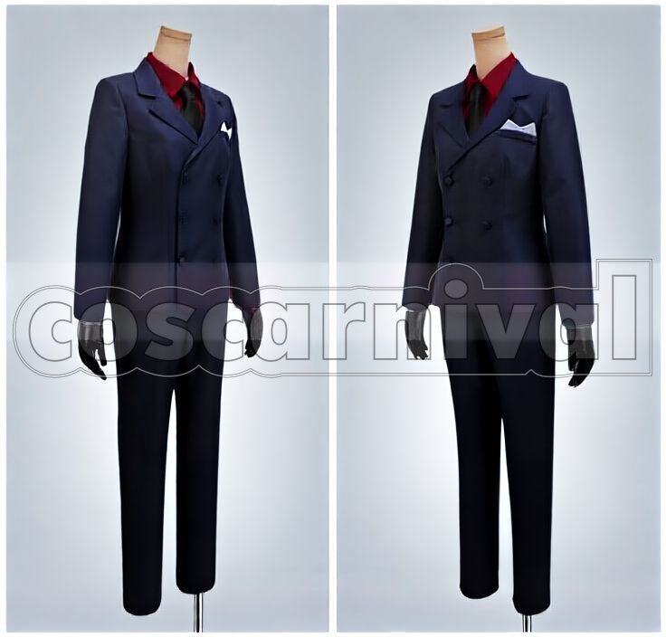 Dogs Chūya Nakahara Suit Cosplay cosplay costume from Bungo Stray, front view 2