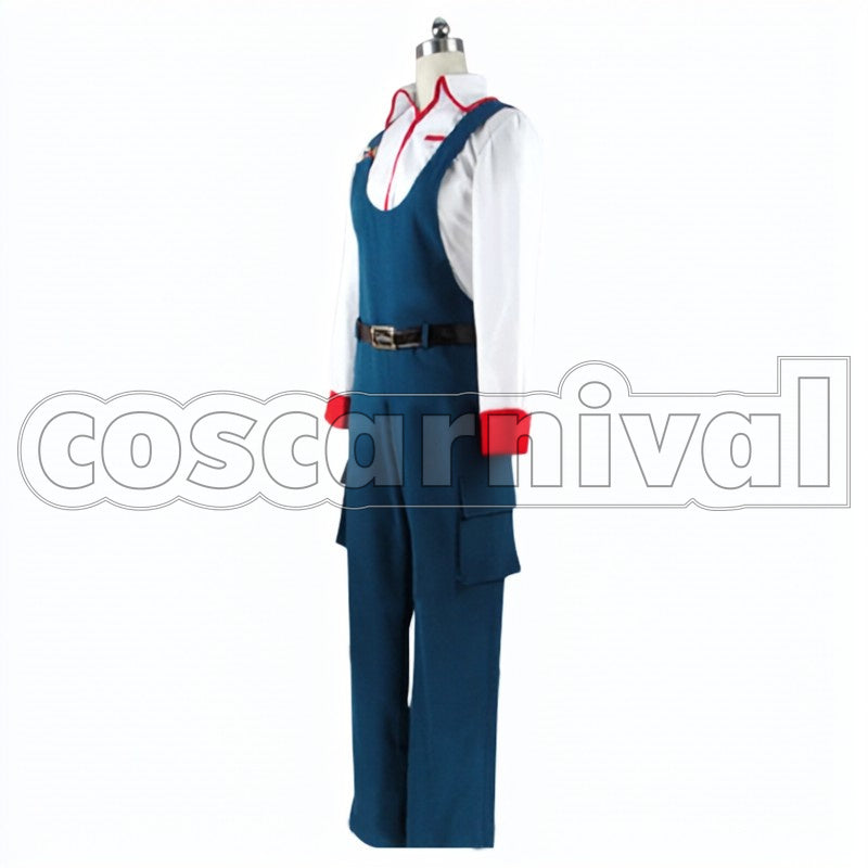 jon sutainbekku cosplay costume from Bungo Stray Dogs, side view