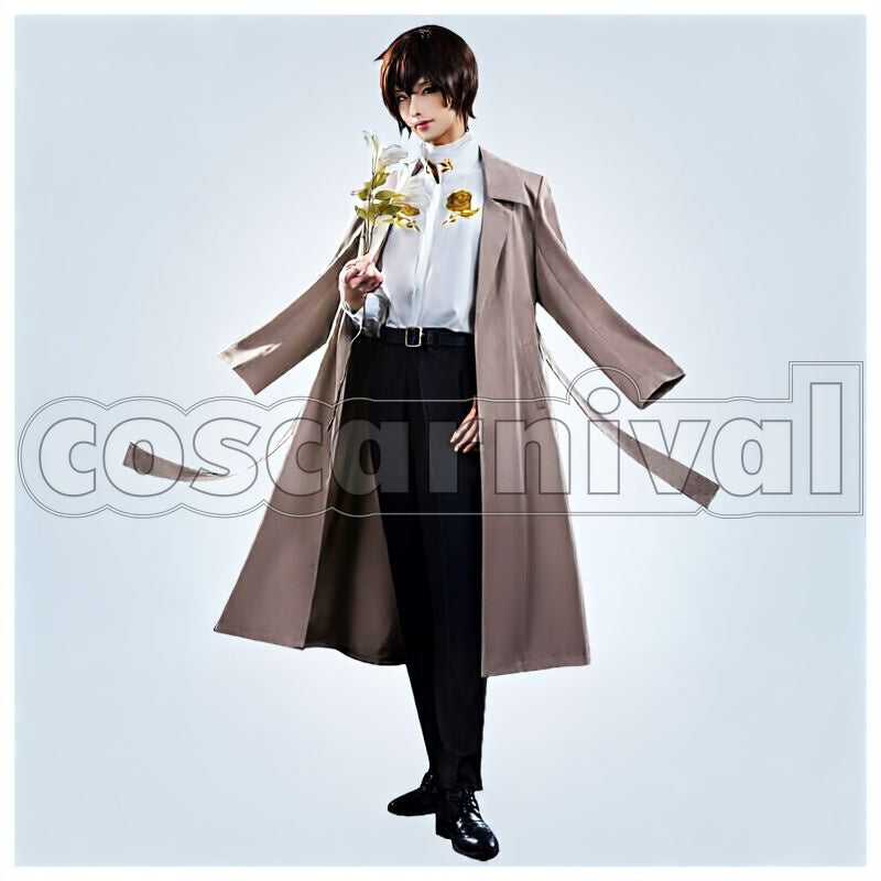 Dogs Osamu Dazai 10th Anniversary Cosplay cosplay costume from Bungo Stray, front view 1