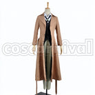 Osamu Dazai cosplay costume from Bungo Stray Dogs, front view