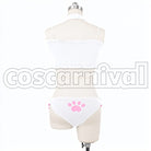 Open-Cup Bra Underwear cosplay costume from Cat, back view