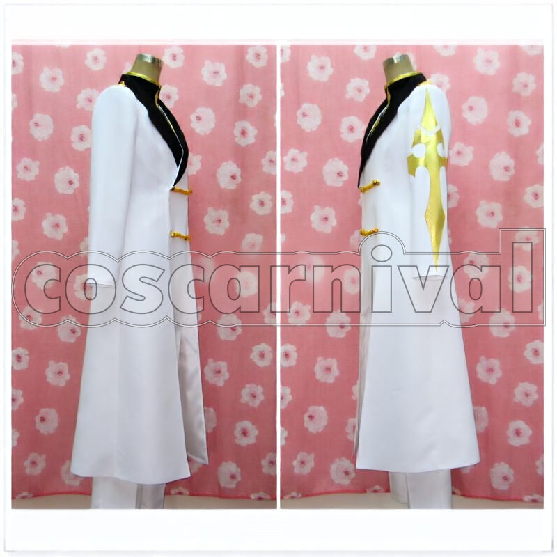the Rebellion R2 Bismarck Waldstein Knight of One Cosplay cosplay costume from Code Geass: Lelouch of, side view