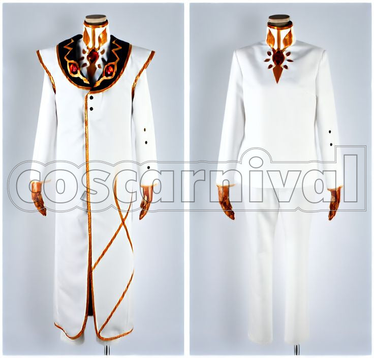 the Rebellion R2 Lelouch vi Britannia Emperor Cosplay cosplay costume from Code Geass: Lelouch of, front view 2
