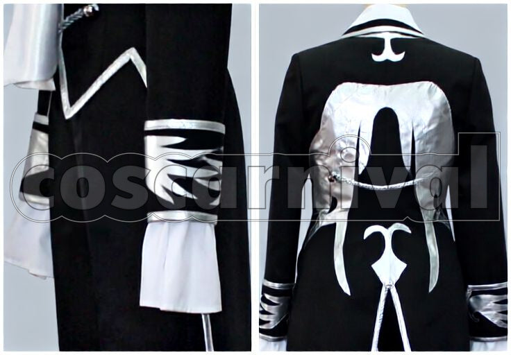 the Rebellion R2 Suzaku Kururugi Ending 2 Outfit (Waga Rōtashi Aku no Hana) Black Version Cosplay cosplay costume from Code Geass: Lelouch of, back view