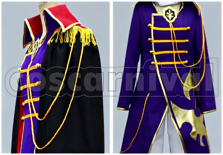 the Rebellion R2 Charles zi Britannia Emperor Original Anime Version Cosplay cosplay costume from Code Geass: Lelouch of, front view 2