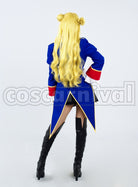 Geass: Akito the Exiled E.U. Army Leila Malcal cosplay costume from Code, back view 2