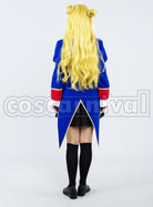 Geass: Akito the Exiled E.U. Army Leila Malcal cosplay costume from Code, back view