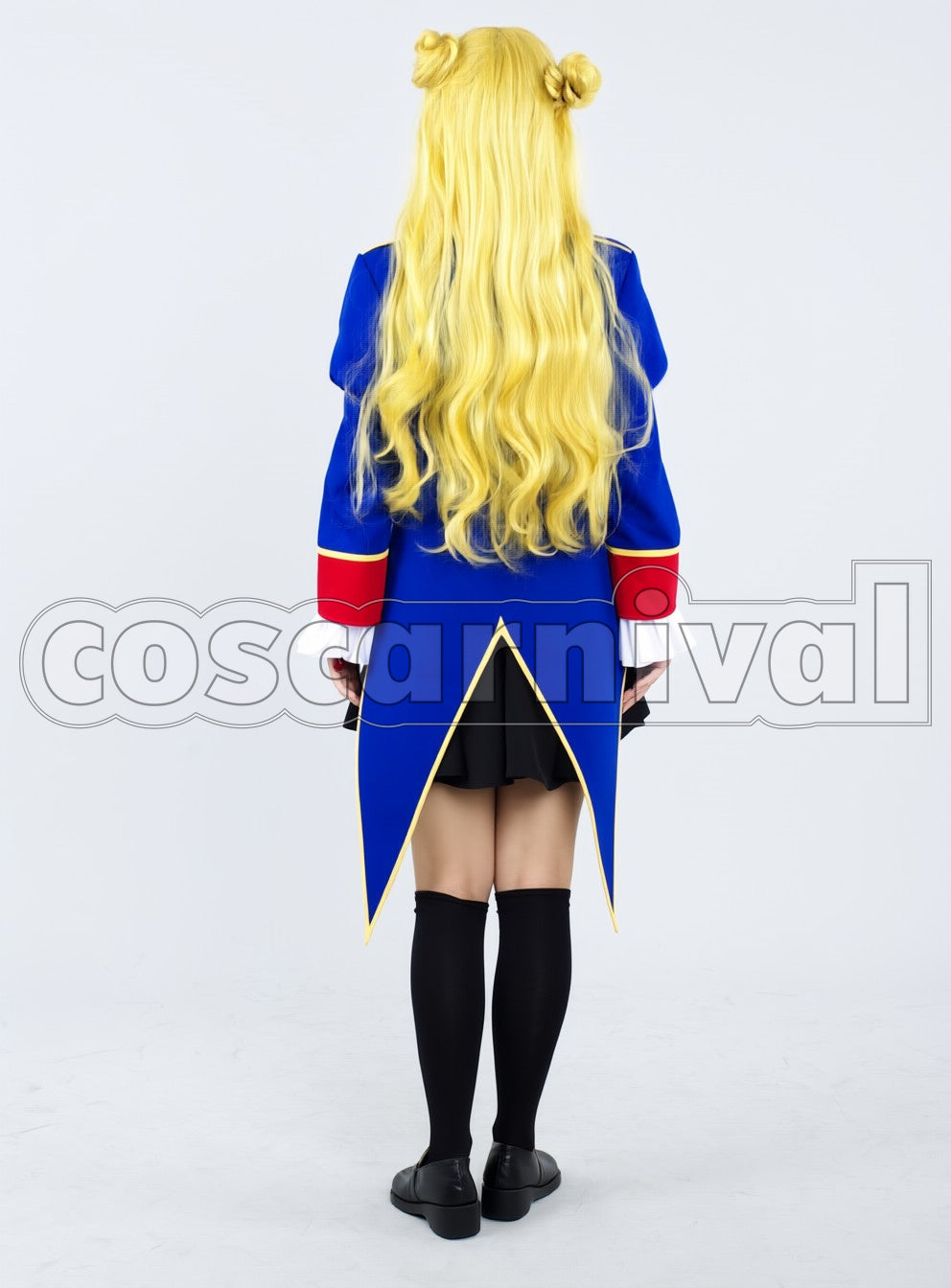 Geass: Akito the Exiled E.U. Army Leila Malcal cosplay costume from Code, back view