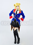 Geass: Akito the Exiled E.U. Army Leila Malcal cosplay costume from Code, front view 2