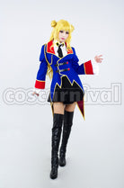 Geass: Akito the Exiled E.U. Army Leila Malcal cosplay costume from Code, front view 3