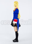 Geass: Akito the Exiled E.U. Army Leila Malcal cosplay costume from Code, side view