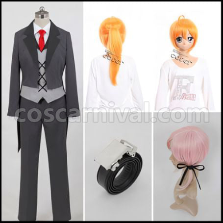 Mayo Chiki! Konoe Subaru Outfit + Wig 2 Piece Set coscarnival - Front View