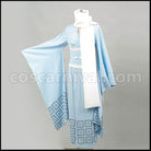 Nura: Rise of the Yokai Clan Snow Woman Outfit + Wig 2 Piece Set coscarnival - Detail Close-up