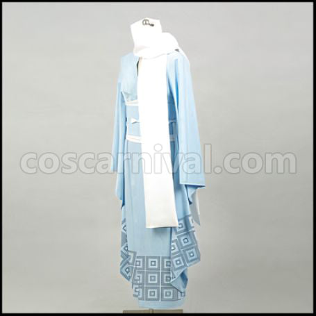 Nura: Rise of the Yokai Clan Snow Woman Outfit + Wig 2 Piece Set coscarnival - Cuff Style