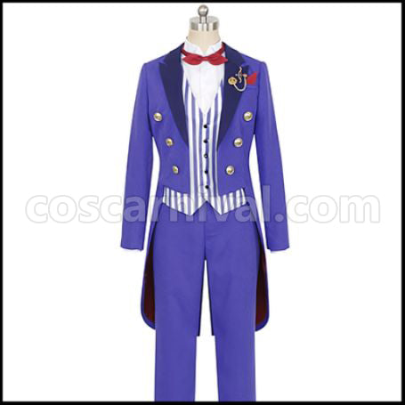 Twisted Wonderland Bridal Luke Hunt Cosplay Costume coscarnival - Front View