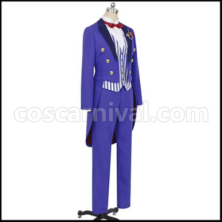 Twisted Wonderland Bridal Luke Hunt Cosplay Costume coscarnival - Back View