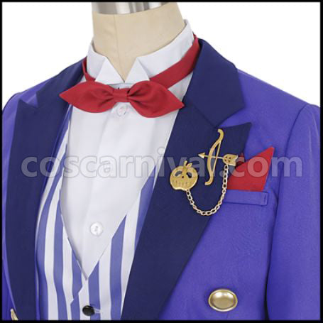 Twisted Wonderland Bridal Luke Hunt Cosplay Costume coscarnival - Collar Design