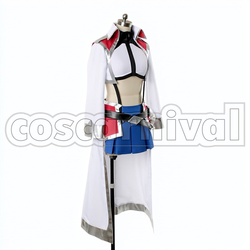 of Angel and Dragon Salia cosplay costume from Cross Ange: Rondo, side view