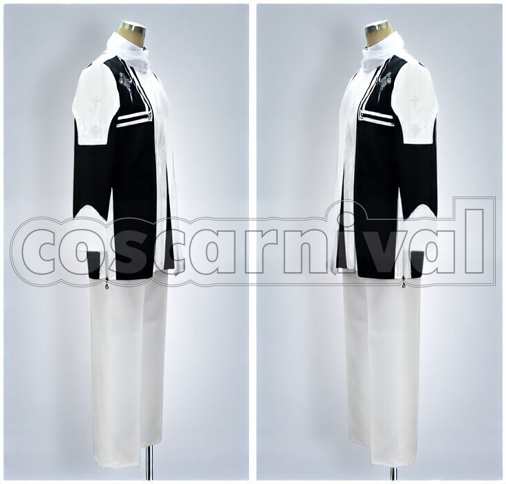Old Black Order Uniform Cosplay cosplay costume from D.Gray-man Lavi, side view