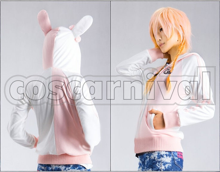 Despair Academy Monomi Hoodie cosplay costume from Danganronpa 2 Goodbye, front view 2