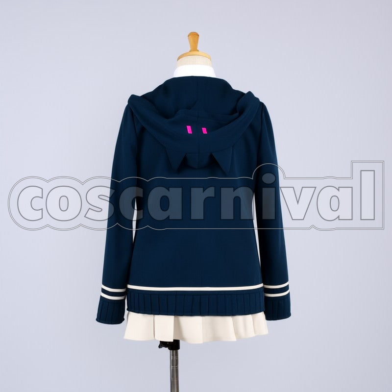 Despair Academy Chiaki Nanami cosplay costume from Danganronpa 2 Goodbye, back view