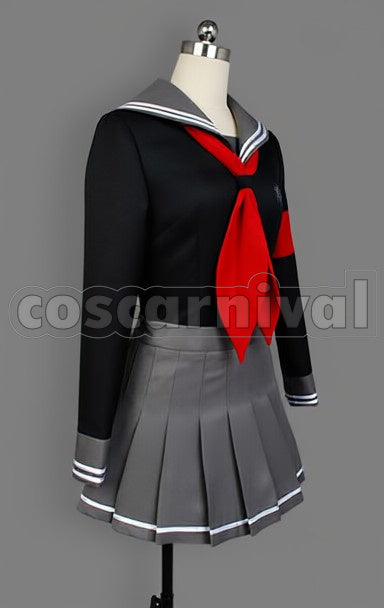 Despair Academy Peko Pekoyama cosplay costume from Danganronpa 2 Goodbye, side view