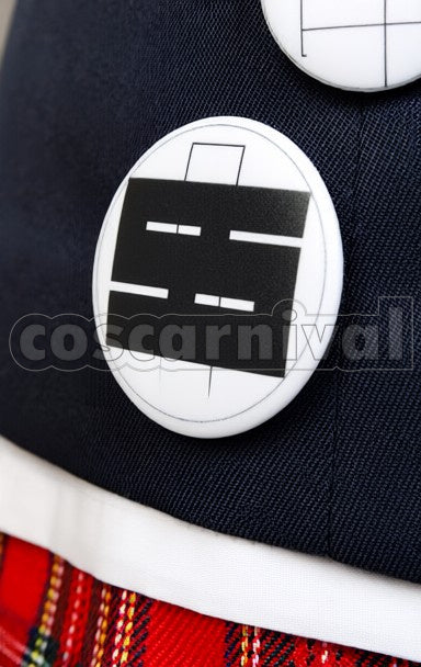 Havoc Junko Enoshima cosplay costume from Danganronpa Trigger Happy, detail-2
