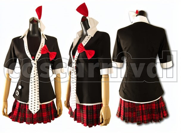 Havoc Junko Enoshima cosplay costume from Danganronpa Trigger Happy, front view 2