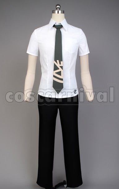 Hajime Hinata cosplay costume from Danganronpa, front view