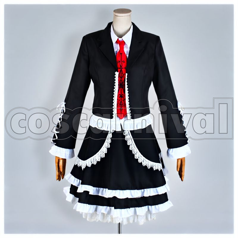 Happy Havoc Celestia Ludenberg Cosplay cosplay costume from Danganronpa: Trigger, front view