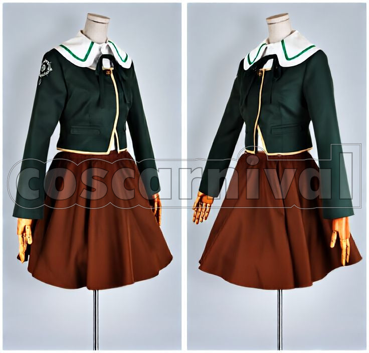Happy Havoc Chihiro Fujisaki Cosplay cosplay costume from Danganronpa: Trigger, front view 2