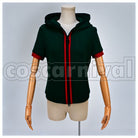 Happy Havoc Makoto Naegi Magazine Outfit Short Sleeve Hoodie Only Cosplay cosplay costume from Danganronpa: Trigger, front view