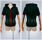 Happy Havoc Makoto Naegi Magazine Outfit Short Sleeve Hoodie Only Cosplay cosplay costume from Danganronpa: Trigger, detail-1