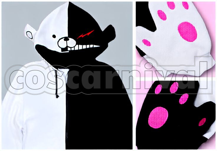 Happy Havoc Monokuma Headmaster Hoodie Cosplay cosplay costume from Danganronpa: Trigger, detail-2