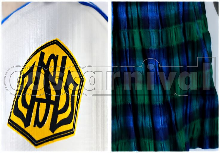 Happy Havoc Sayaka Maizono Cosplay cosplay costume from Danganronpa: Trigger, detail 2 view 2