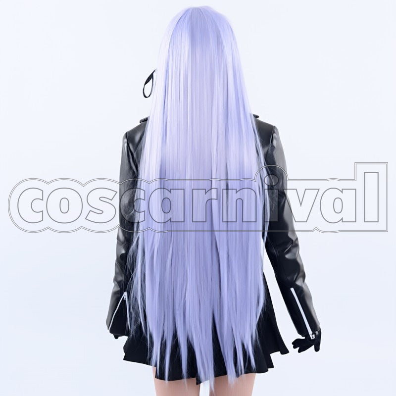 Havoc Kyoko Kirigiri cosplay costume from Danganronpa Trigger Happy, back view 2