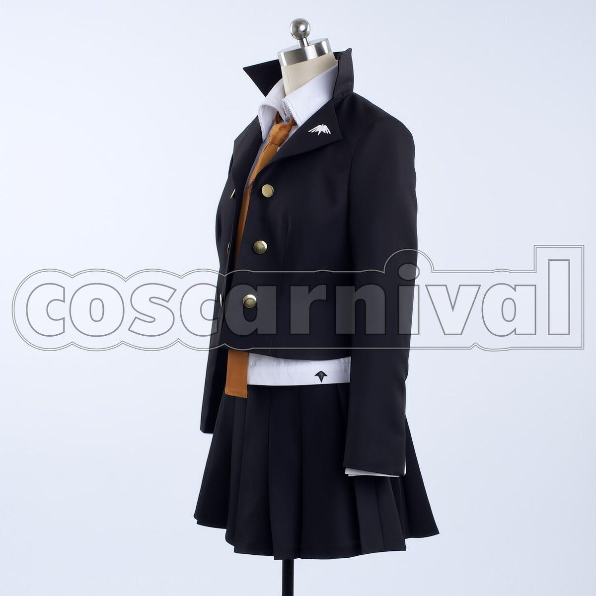 Havoc Kyoko Kirigiri cosplay costume from Danganronpa Trigger Happy, side view