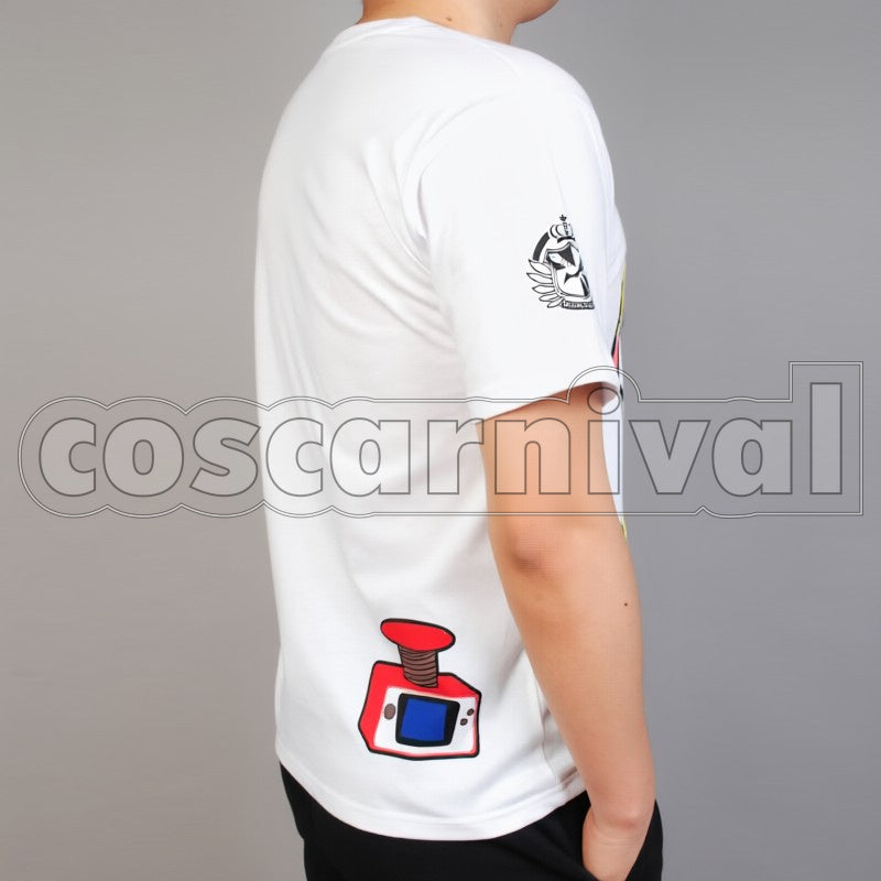 Havoc Monokuma T-Shirt cosplay costume from Danganronpa Trigger Happy, side view 2