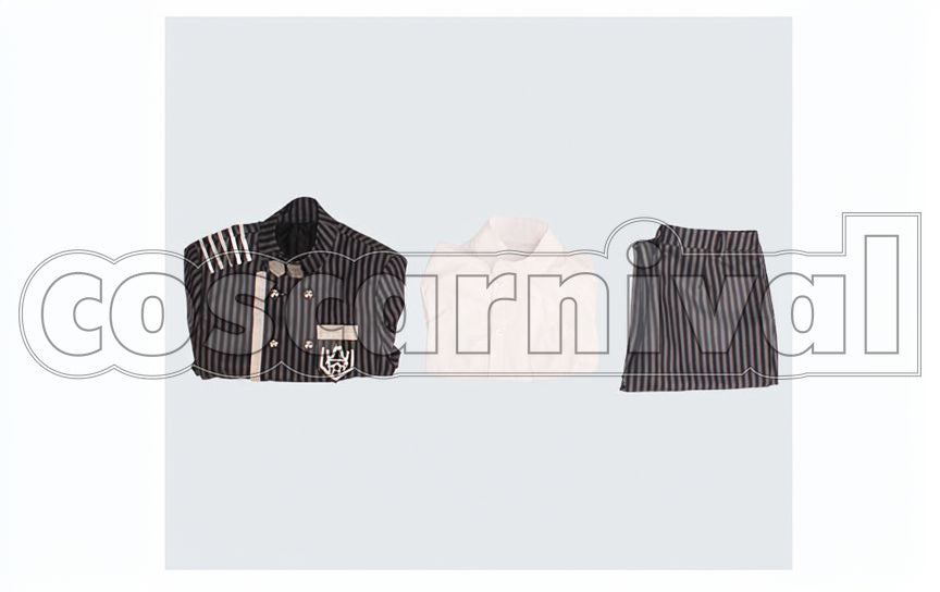 Killing Harmony Shuichi Saihara Cosplay cosplay costume from Danganronpa V3:, set view