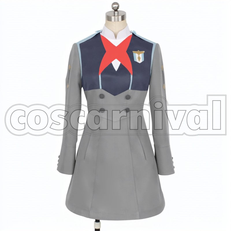 Ichigo cosplay costume from Darling in the Franxx, front view