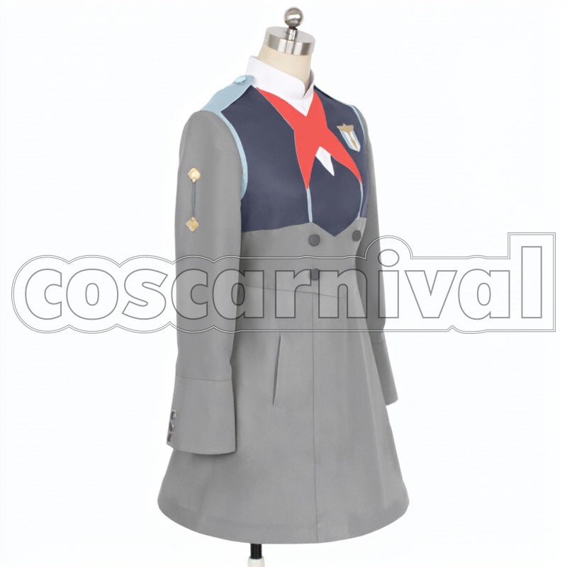 FRANXX CODE: 015 Ichigo DarliFra cosplay costume from DARLING in the, side view