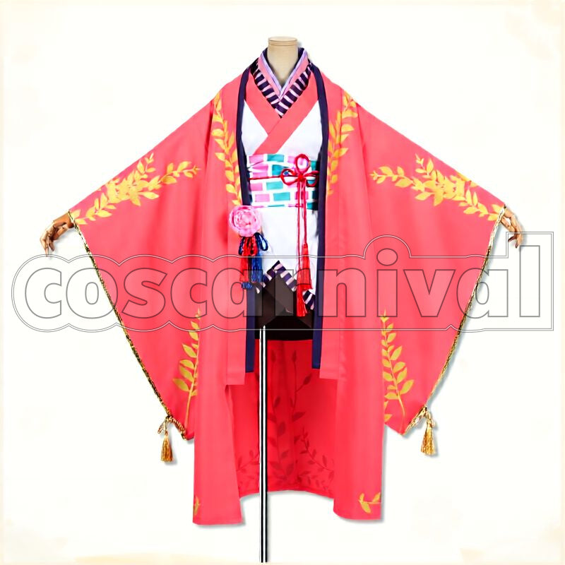 Kimetsu no Yaiba Nezuko Kamado Onmyoji Collaboration Cosplay cosplay costume from Demon Slayer:, front view 2