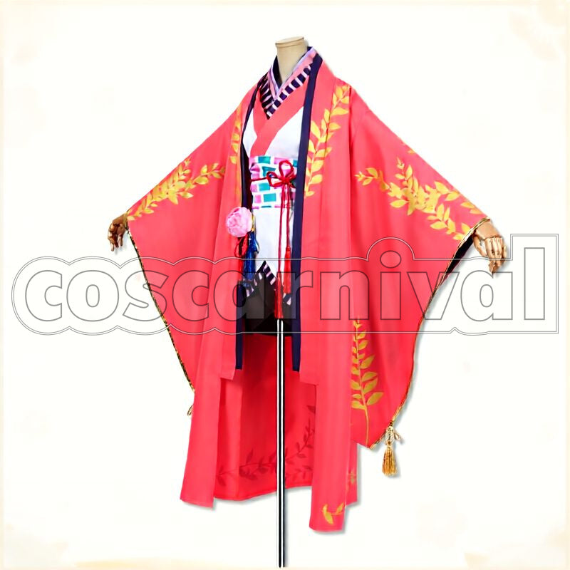 Kimetsu no Yaiba Nezuko Kamado Onmyoji Collaboration Cosplay cosplay costume from Demon Slayer:, front view 3