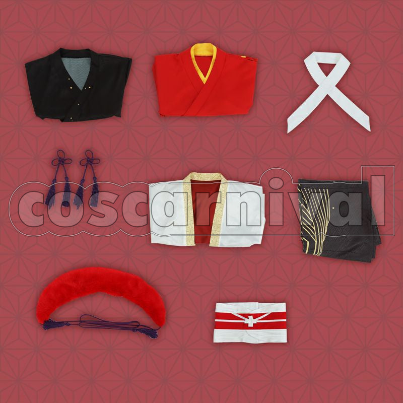 Kimetsu no Yaiba Kyojuro Rengoku Kimetsu Festival Anime 3rd Anniversary Cosplay cosplay costume from Demon Slayer:, set view