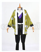 Kimetsu no Yaiba Stone Hashira Gyomei Himejima Demon Slayer Corps Uniform Cosplay cosplay costume from Demon Slayer:, front view 2