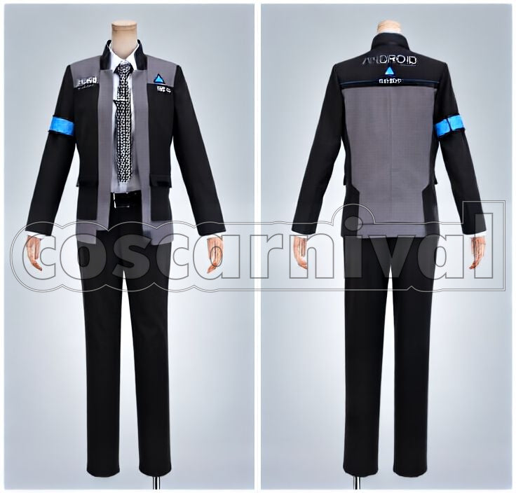 Human Connor Cosplay cosplay costume from Detroit: Become, front view 2