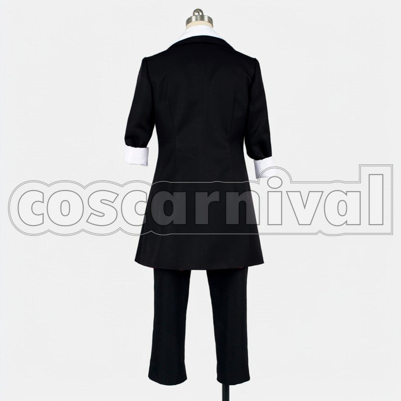 Black Kou Mukami cosplay costume from Diabolik Lovers, back view