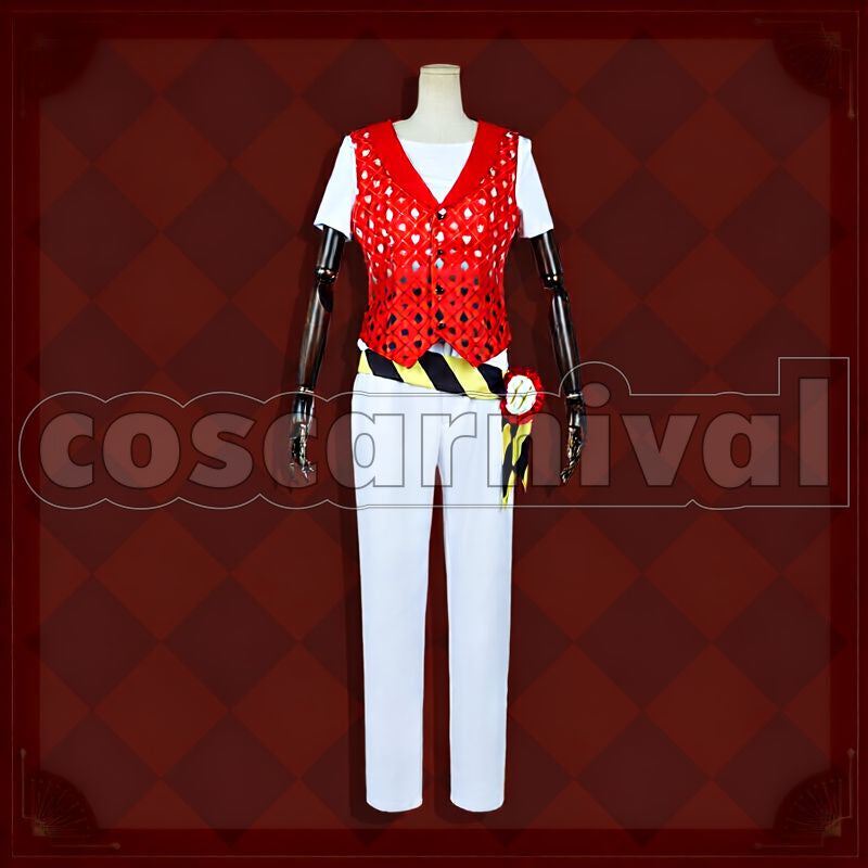 Trappola Heartslabyul Dorm Uniform Cosplay cosplay costume from Disney Twisted-Wonderland Ace, front view 5