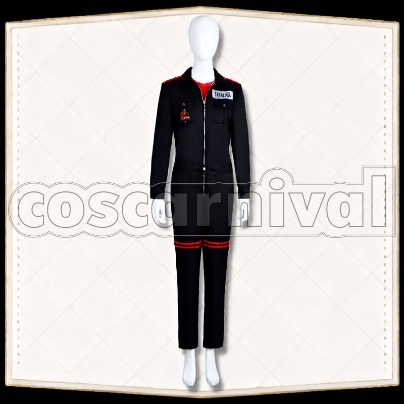 Trappola Heartslabyul PE Uniform Cosplay cosplay costume from Disney Twisted-Wonderland Ace, front view 2