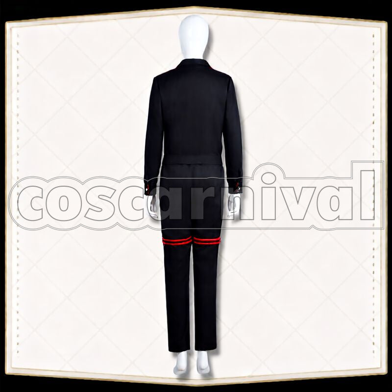 Trappola Heartslabyul PE Uniform Cosplay cosplay costume from Disney Twisted-Wonderland Ace, back view 1